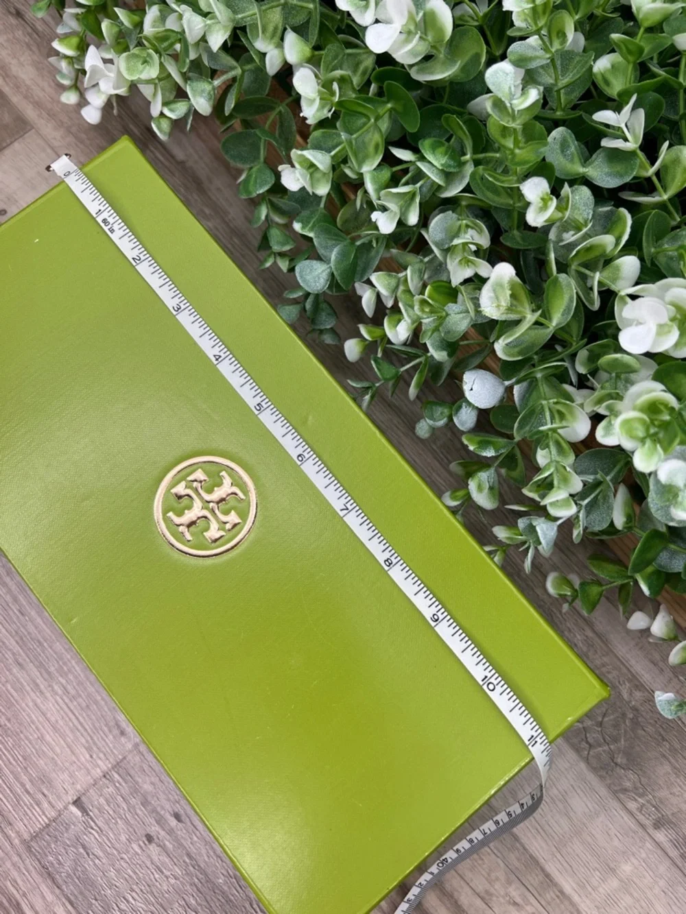 Tory Burch Green Shoe Box / Tissue Paper